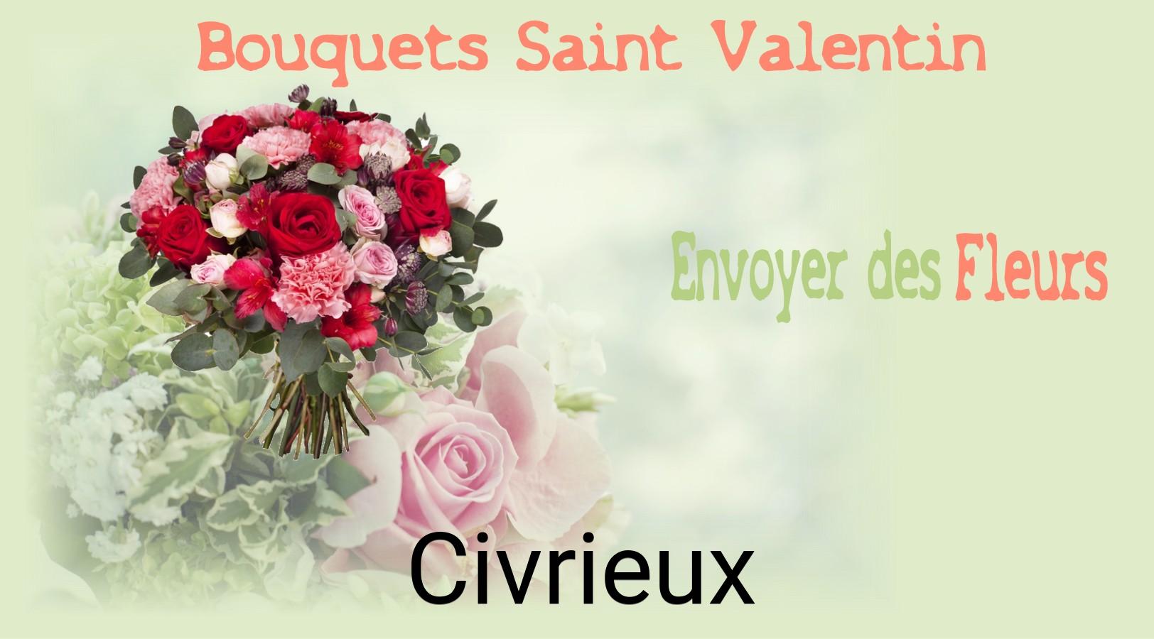 Roses de Saint-Valentin livrées à Civrieux